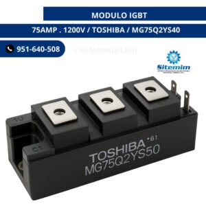MODULO IGBT 75AMP . 1200V / TOSHIBA / MG75Q2YS40