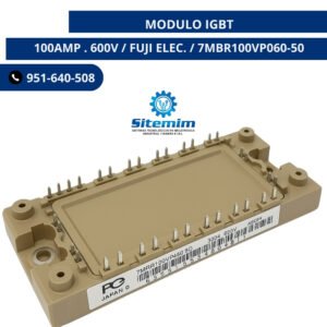 MODULO IGBT 100AMP . 600V / FUJI ELEC. / 7MBR100VP060-50