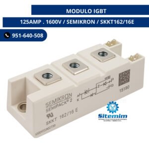 MODULO IGBT 125AMP . 1600V / SEMIKRON / SKKT162/16E