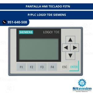 PANTALLA HMI TECLADO FSTN P/PLC LOGO! TDE SIEMENS